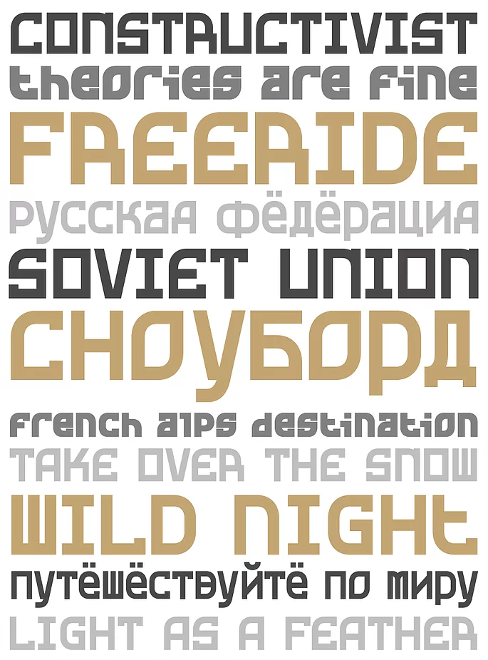 Rusty Bold Font preview